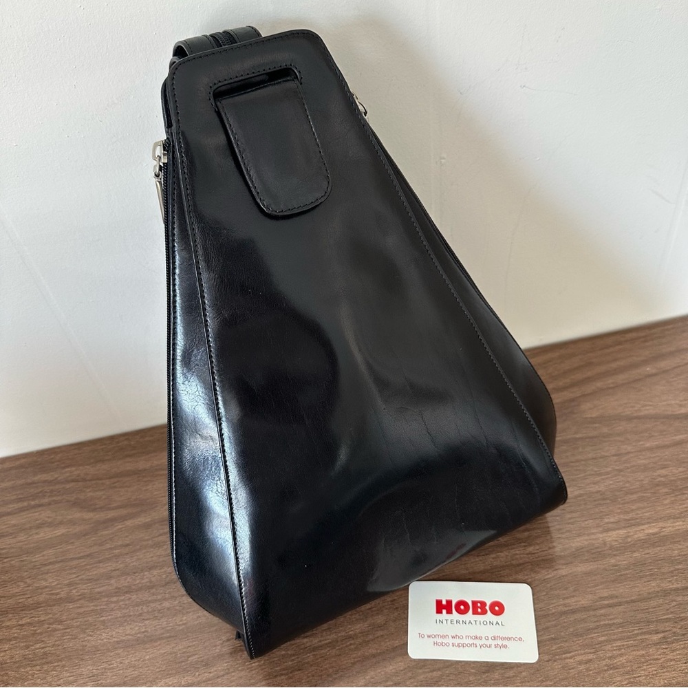 HOBO Black Leather Backpack